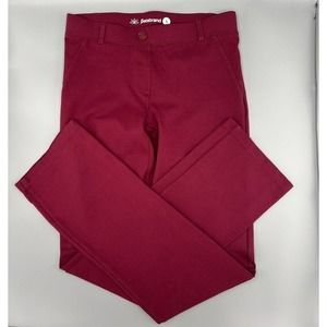 NWOT Betabrand Women's Straight‎ Leg Small Burgundy Classic Dress Pant